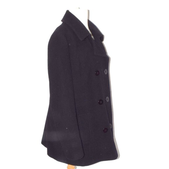 Vintage Calvin Klein Pea Coat Wool Size XL - Picture 2 of 7